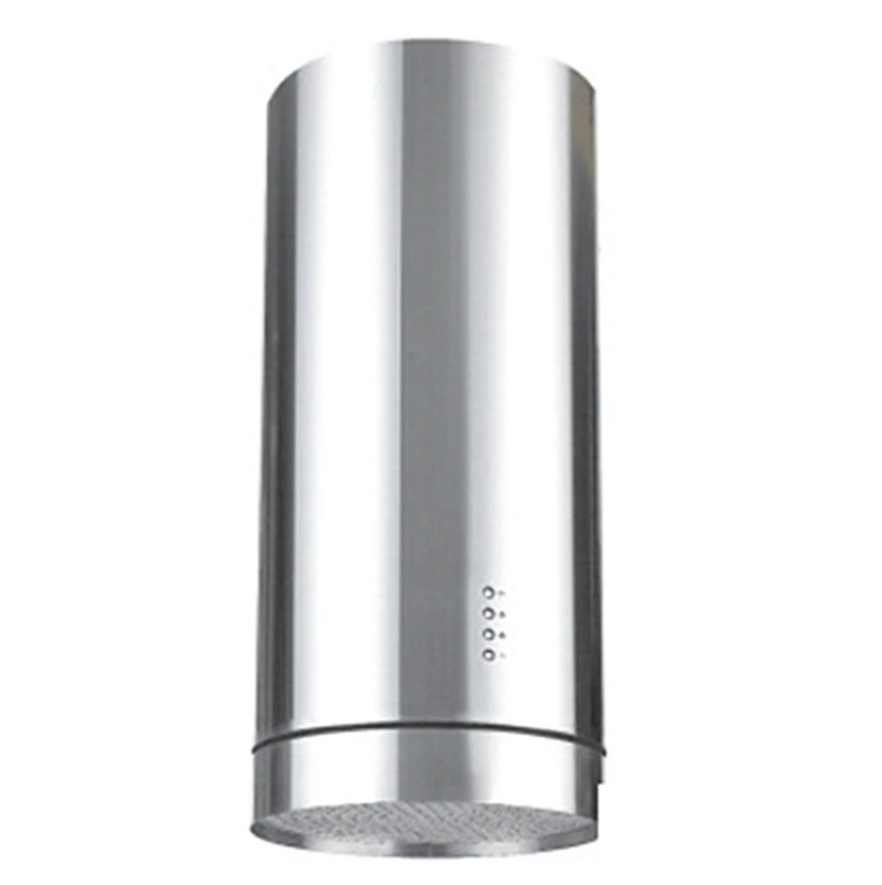 Commercial Kitchen Vent - New Design Island Cylindrical Stainless Steel