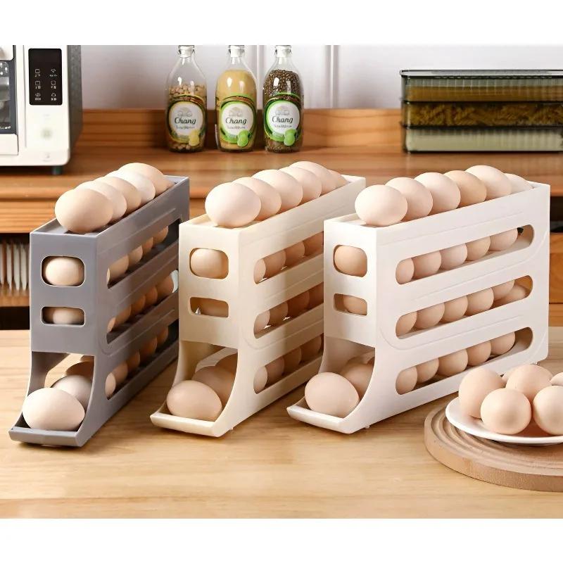 Commercial Kitchen Fridge - Refrigerator Eggs Storage Box Rolling Kitchen