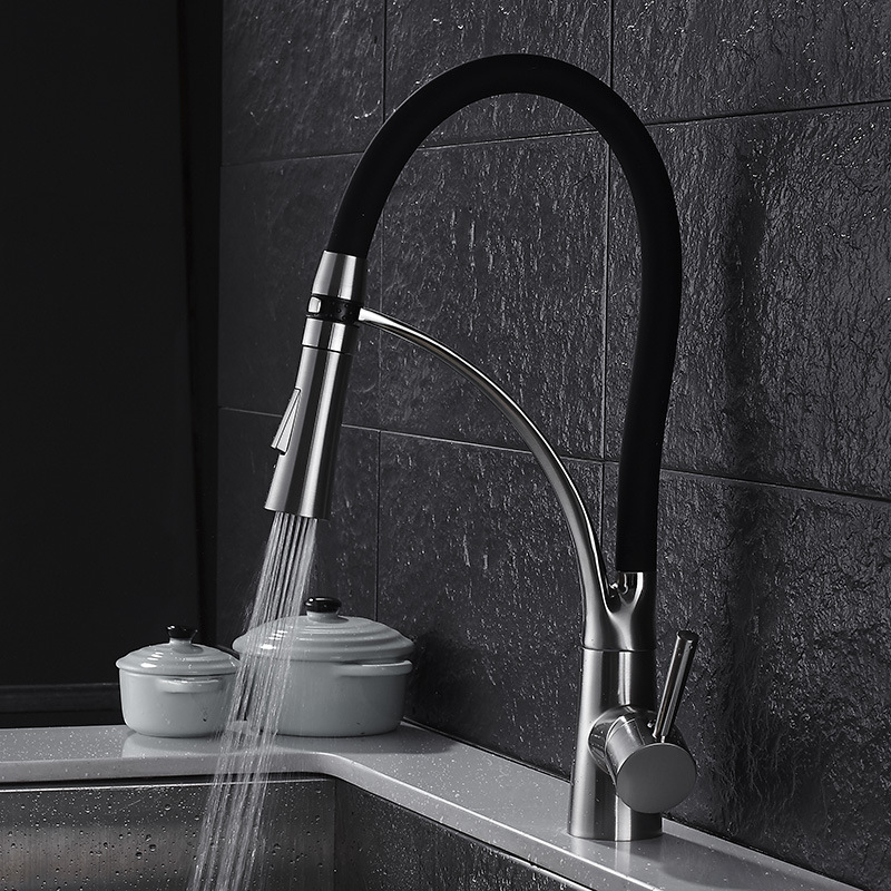Pull Down Kitchen Faucet Solid - Commercial Kitchen Mixer Tap ulasan dan harga