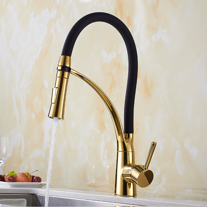 Pull Down Kitchen Faucet Solid - Commercial Kitchen Mixer Tap ulasan dan harga