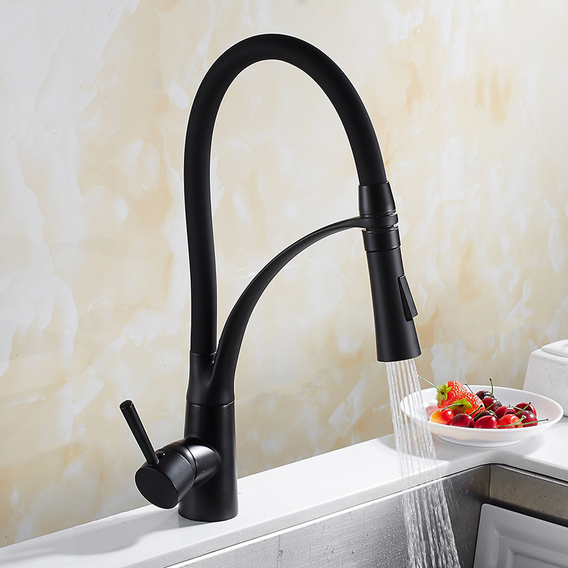 Pull Down Kitchen Faucet Solid - Commercial Kitchen Mixer Tap ulasan dan harga