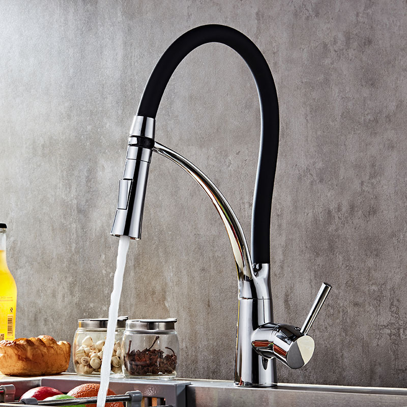 Pull Down Kitchen Faucet Solid - Commercial Kitchen Mixer Tap ulasan dan harga