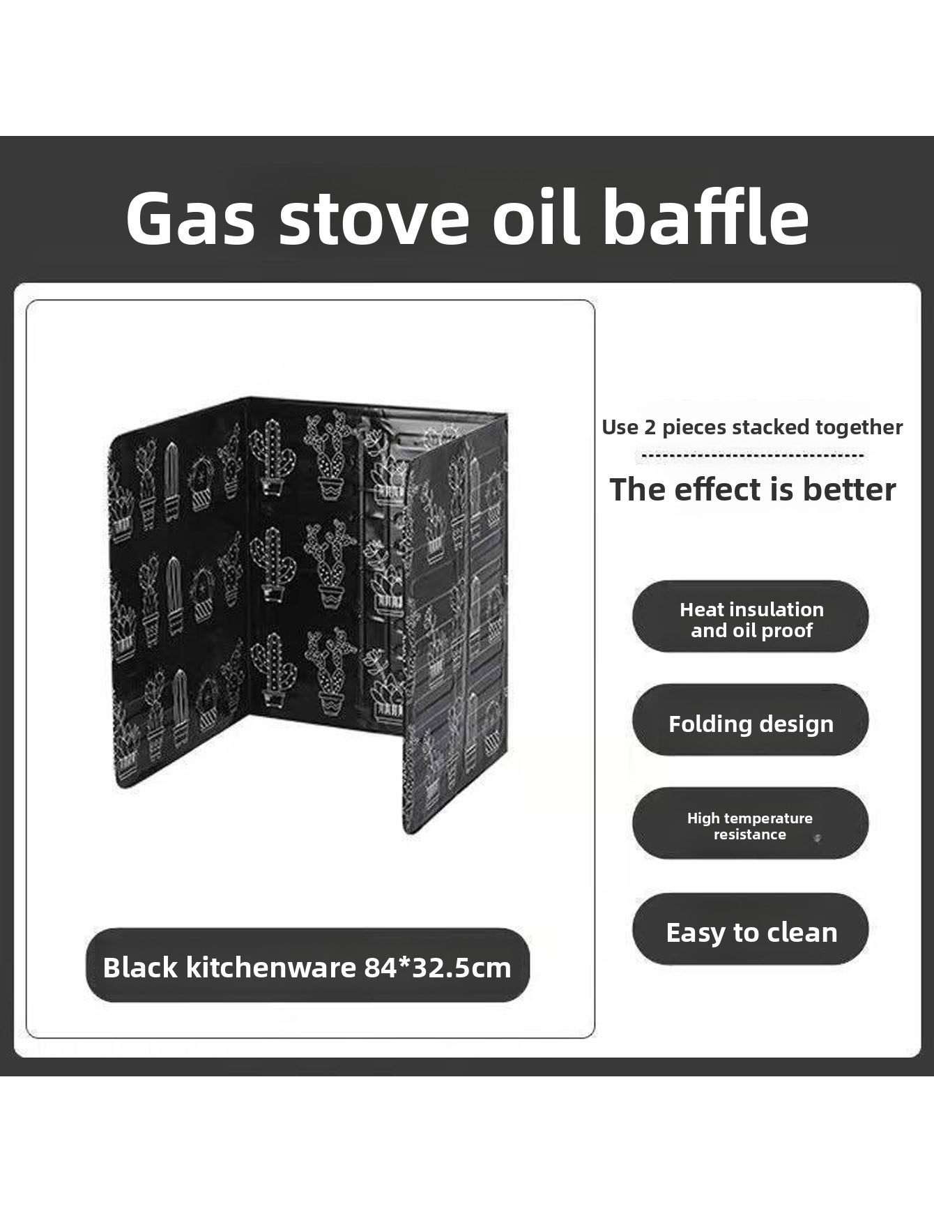 3PCS Kitchen Oil Baffle, Stove - Commercial Kitchen Burner ulasan dan harga