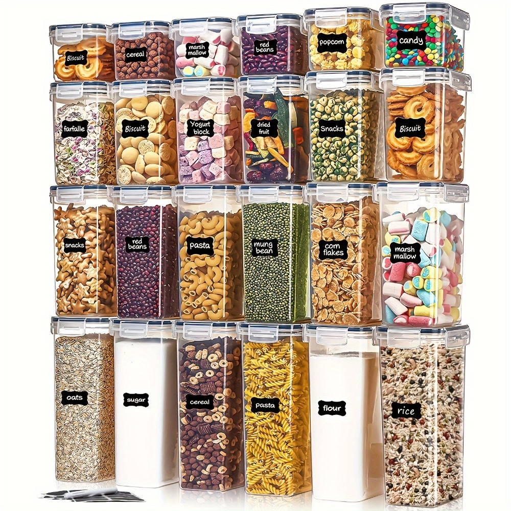 24Pcs Food Storage Containers  - Commercial Kitchen Organiser ulasan dan harga