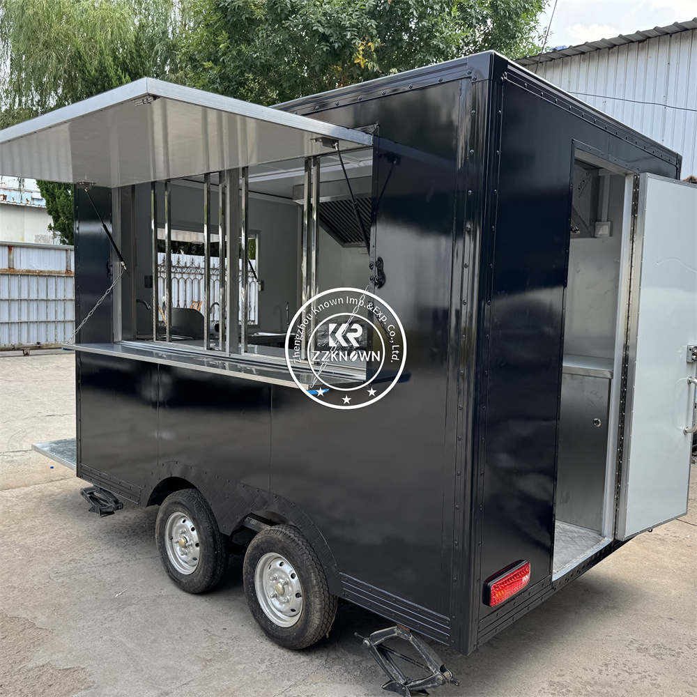 Factory Built Fast Food Truck  - Commercial Kitchen Trailer ulasan dan harga