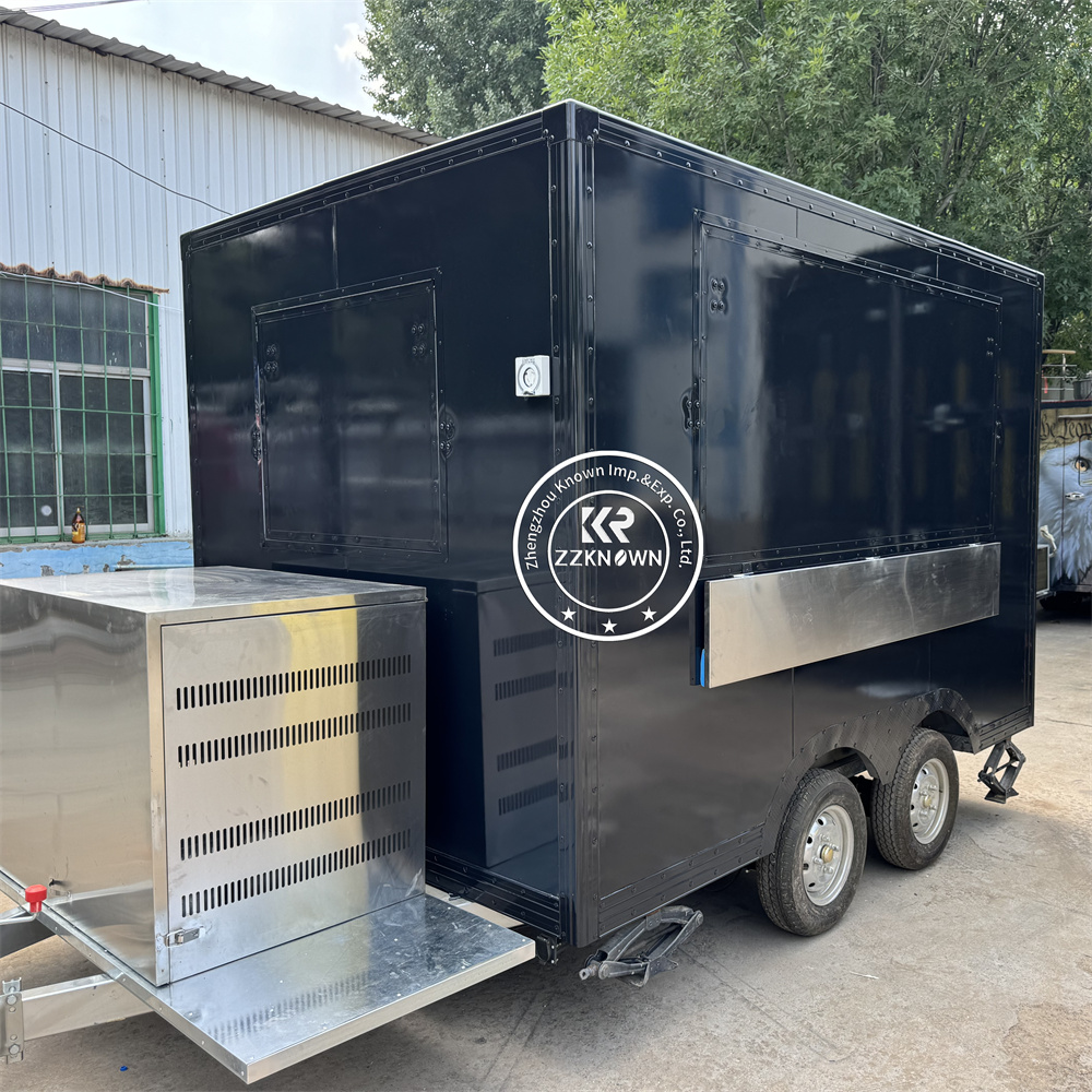 Factory Built Fast Food Truck  - Commercial Kitchen Trailer ulasan dan harga