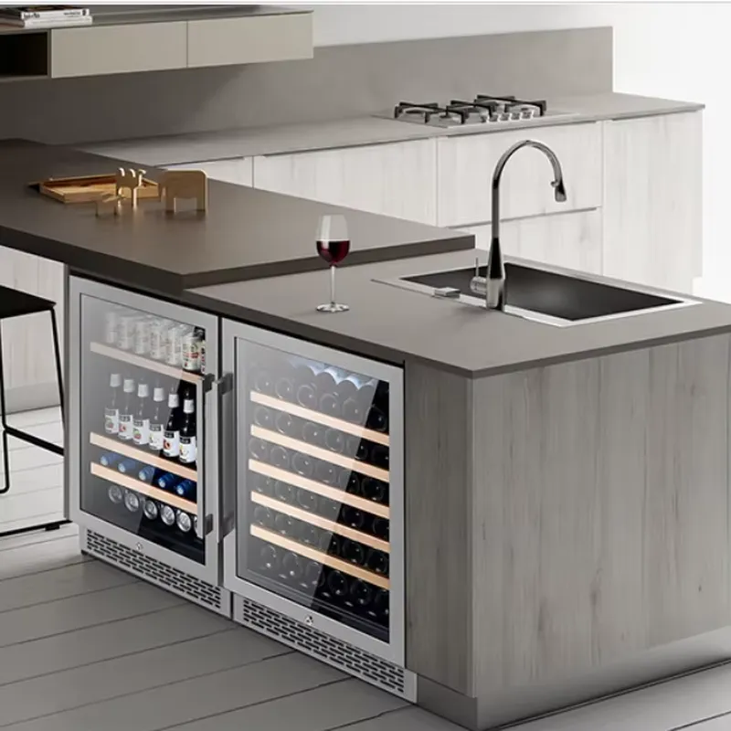 48 Bottle Wine Fridge Dual Gla - Commercial Kitchen Zones ulasan dan harga