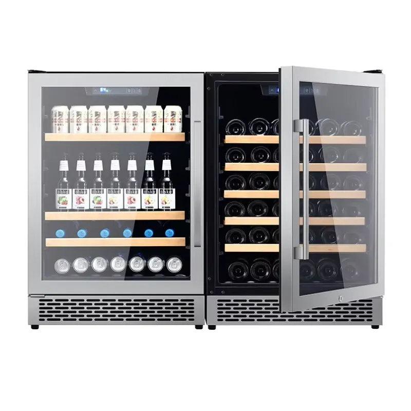 48 Bottle Wine Fridge Dual Gla - Commercial Kitchen Zones ulasan dan harga