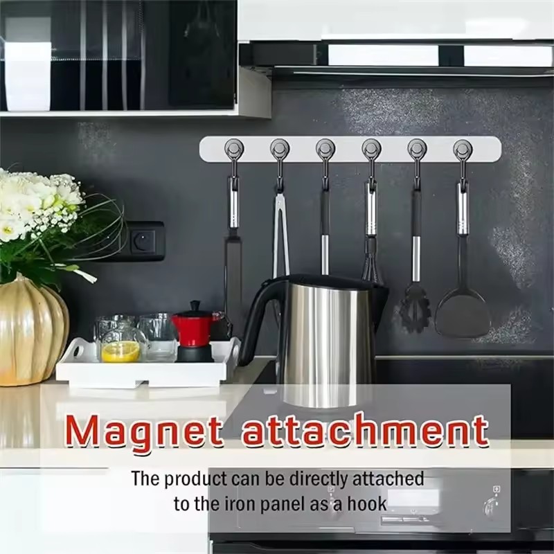 20mm Black Silver No-drill Mag - Commercial Kitchen Fridge ulasan dan harga