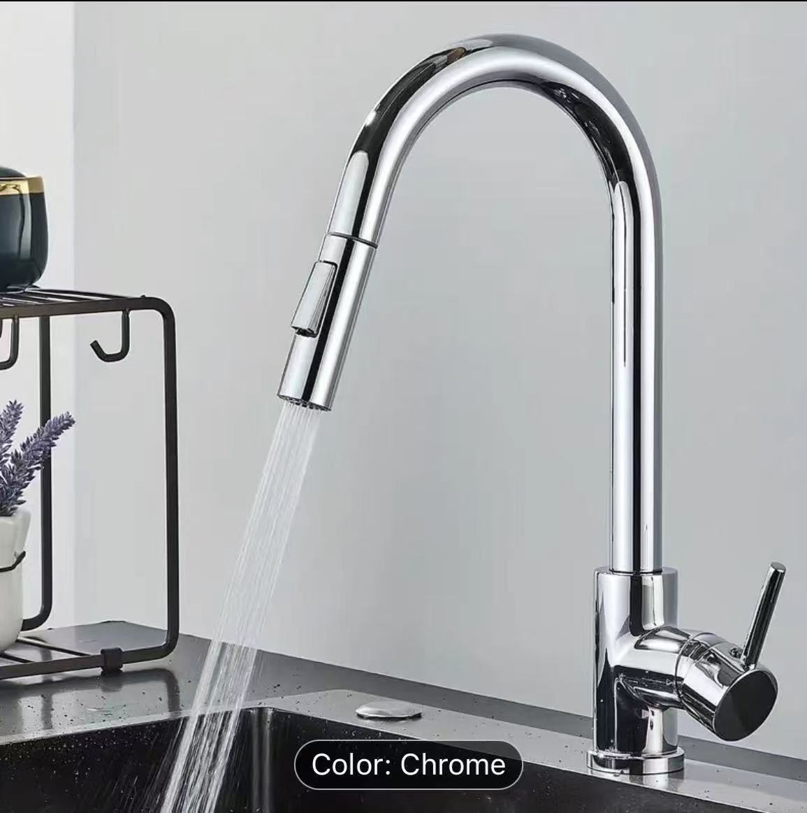 Black Silver Kitchen Faucet, D - Commercial Kitchen Mixer Tap ulasan dan harga