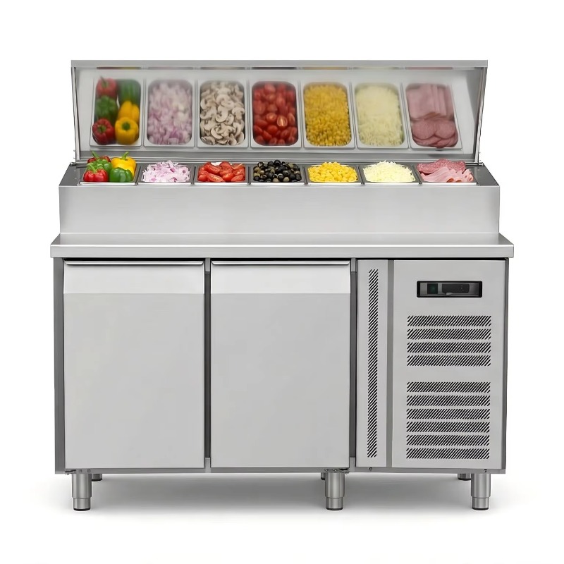 OEM Counter Fridge Sandwich Pr - Commercial Kitchen Fridge ulasan dan harga