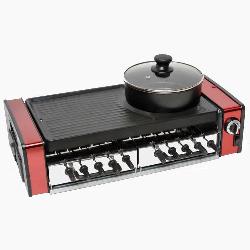 Home Electric Grill Skewer Mac - Electric Griddle Flat Top ulasan dan harga