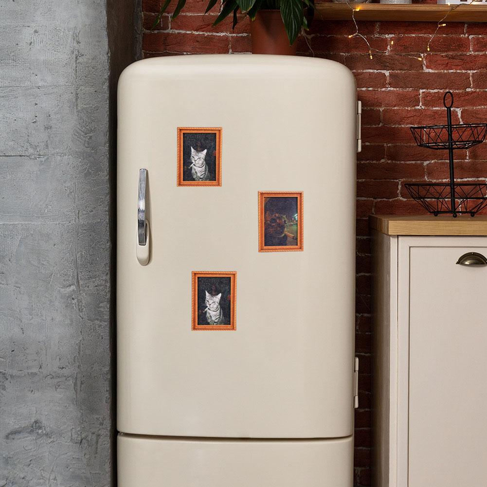Quirky Smoking Cat Wooden Fram - Commercial Kitchen Fridge ulasan dan harga