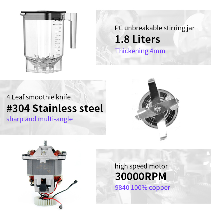 Heavy Duty 1.8 Liter Smoothy M - Commercial Blender Heavy Duty ulasan dan harga