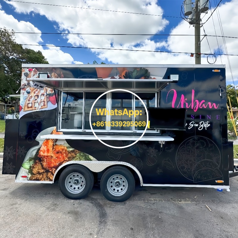 Mobile Food Trailer Fast Food  - Commercial Kitchen Trailer ulasan dan harga