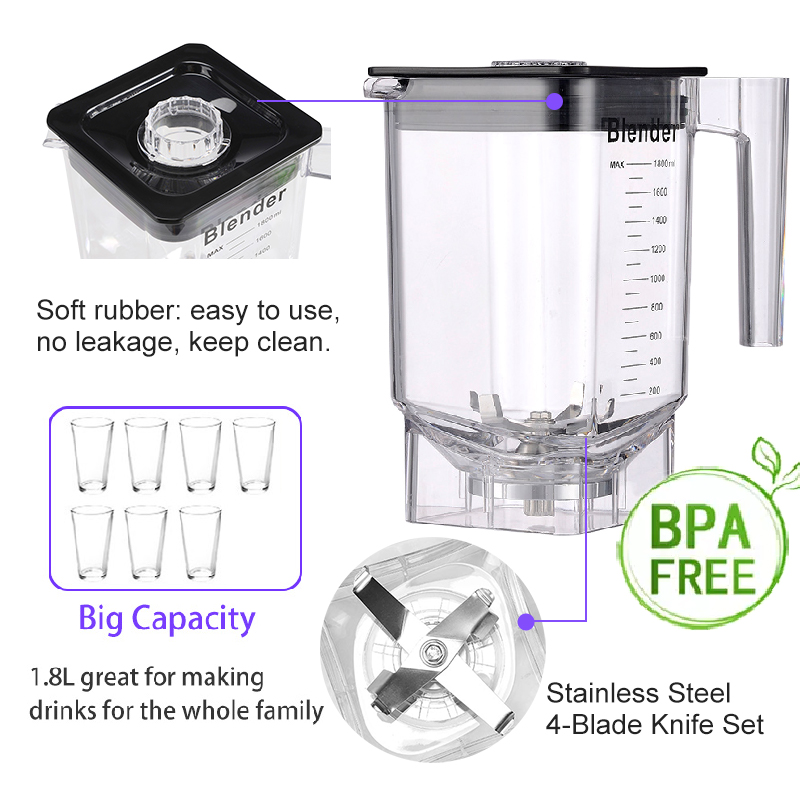Commercial Food Processors Cou - Commercial Blender Heavy Duty ulasan dan harga