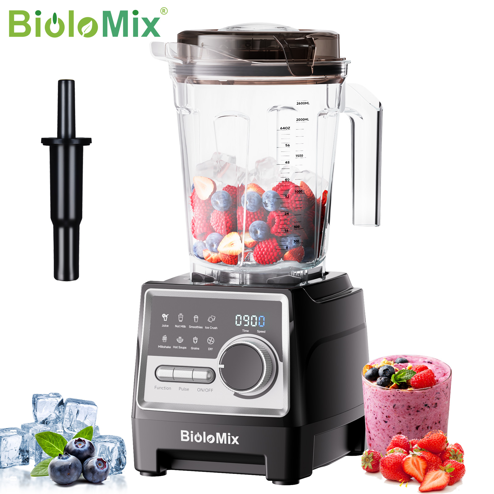 BioloMix 1500W Professional Bl - Commercial Blender Heavy Duty ulasan dan harga