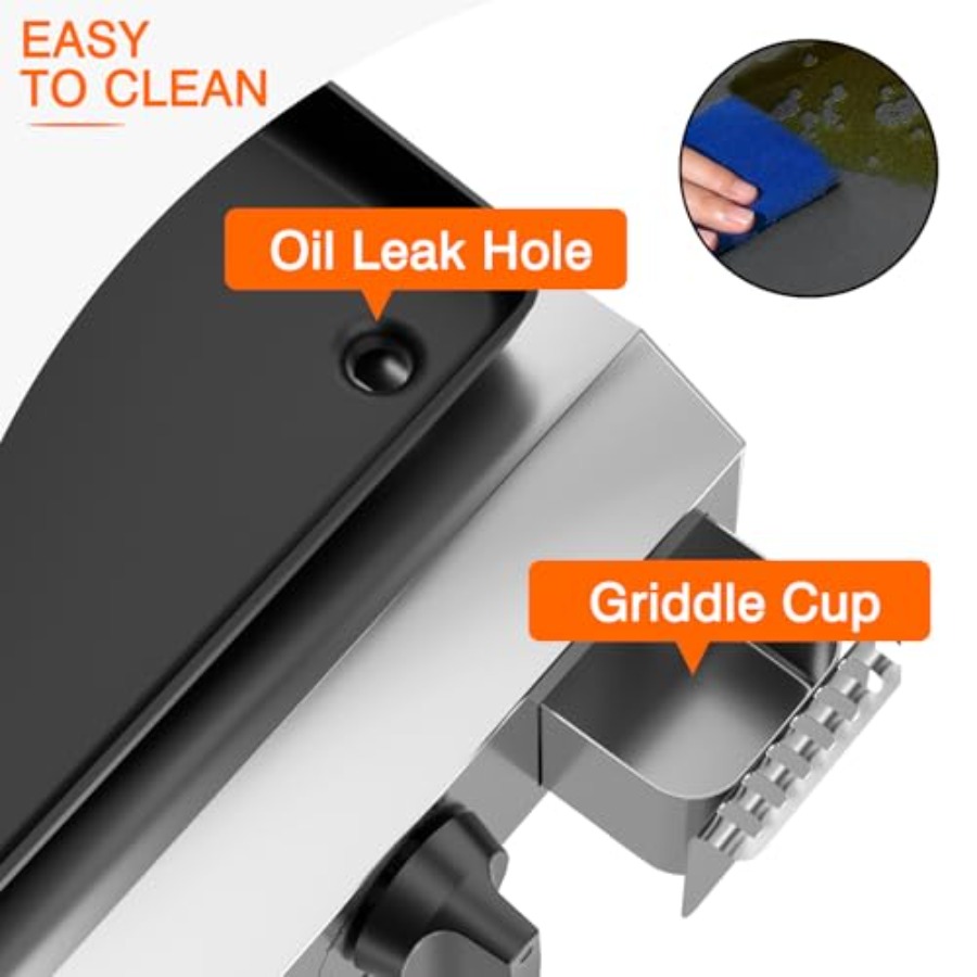 4 Burner Gas Griddle with Lid- - Electric Griddle Flat Top ulasan dan harga