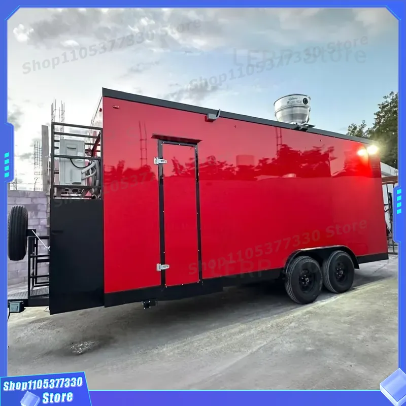EPA Compliant Mobile Food Trai - Commercial Kitchen Trailer ulasan dan harga