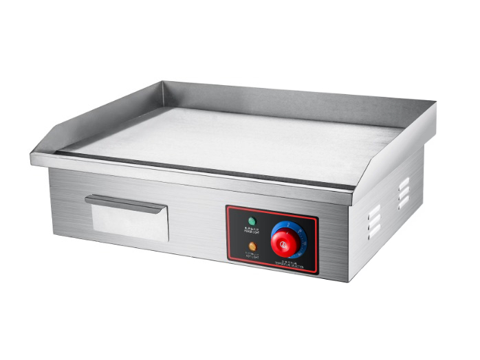 220V 1700W 818B Electric Flat  - Electric Griddle Flat Top ulasan dan harga