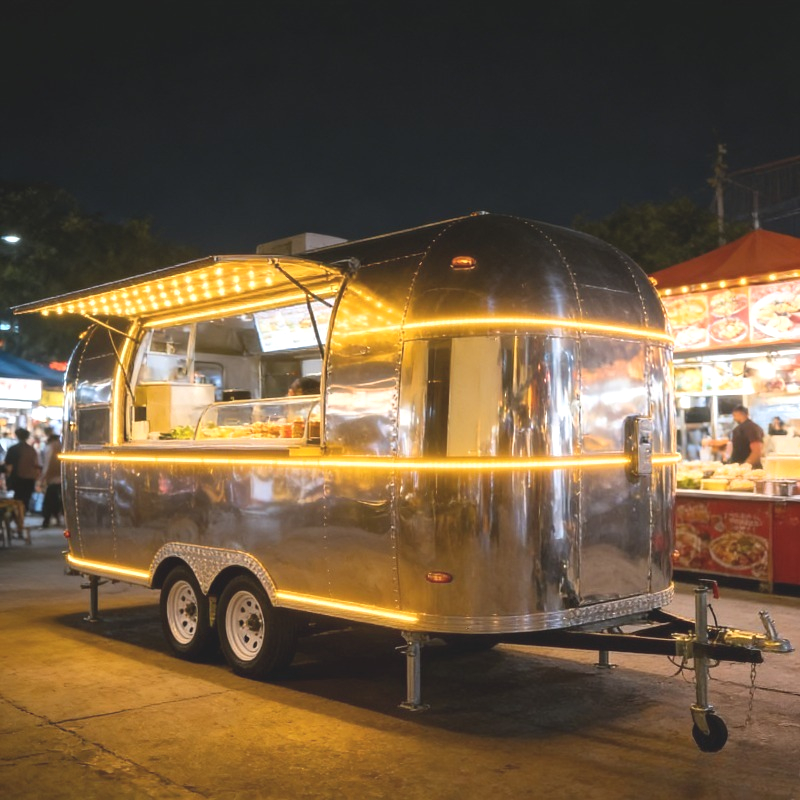 4WD Food Trailer Fully Equippe - Commercial Kitchen Trailer ulasan dan harga