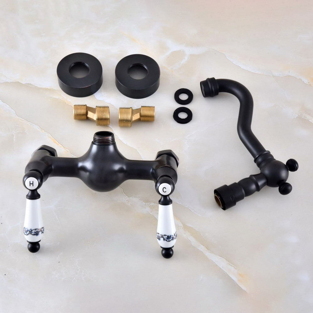 Black Oil Rubbed Bronze Wall M - Commercial Kitchen Mixer Tap ulasan dan harga