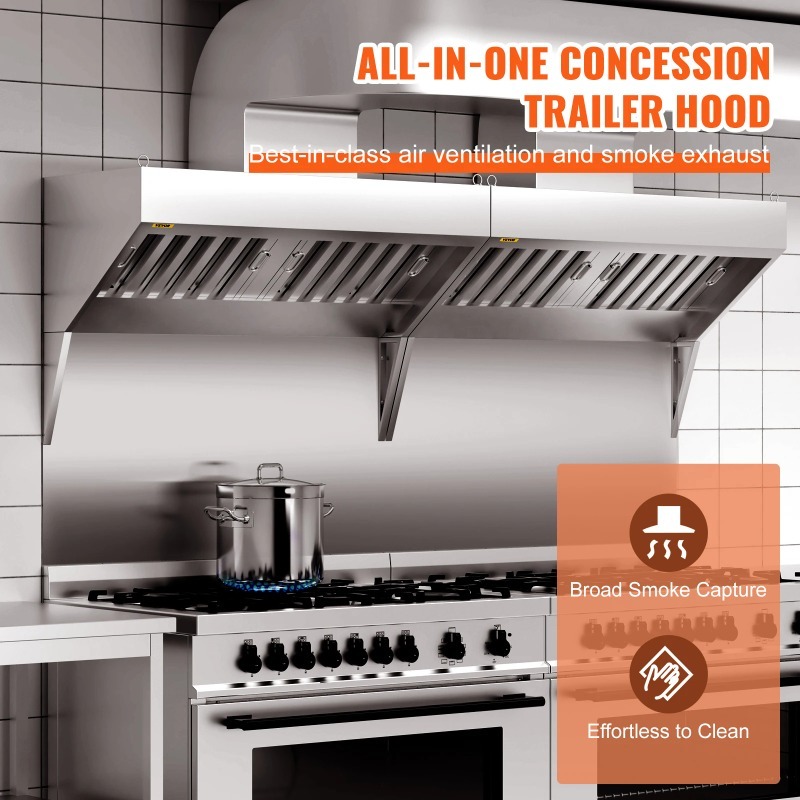 4/5/6/7/8/9FT Commercial Exhau - Commercial Kitchen Vent ulasan dan harga