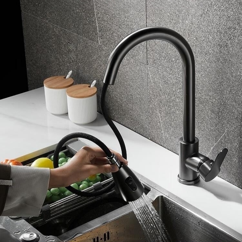 Matte Black Kitchen Faucet Sin - Commercial Kitchen Mixer Tap ulasan dan harga