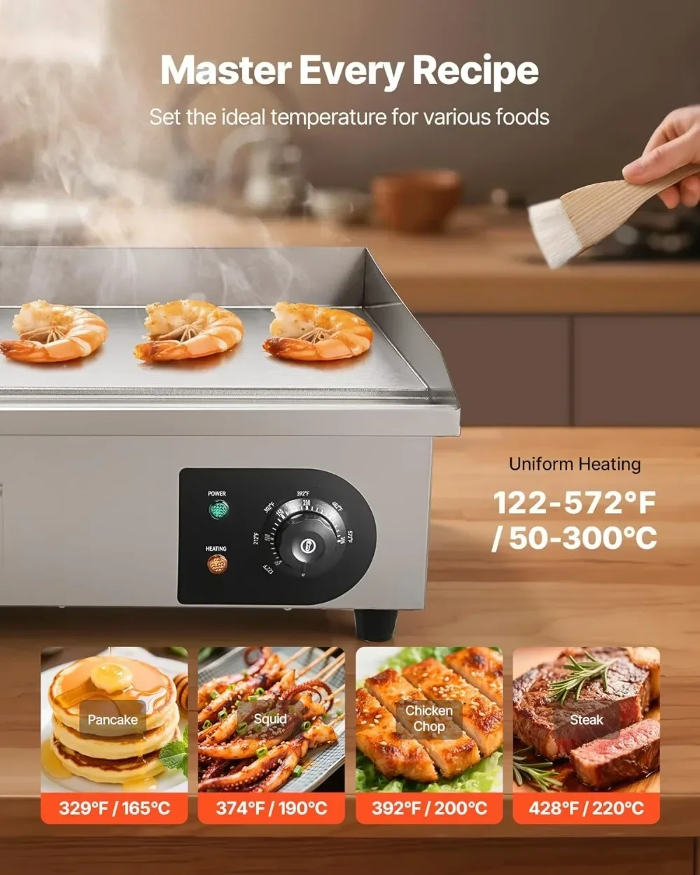 Hot-sellingCommercial Electric - Electric Griddle Flat Top ulasan dan harga