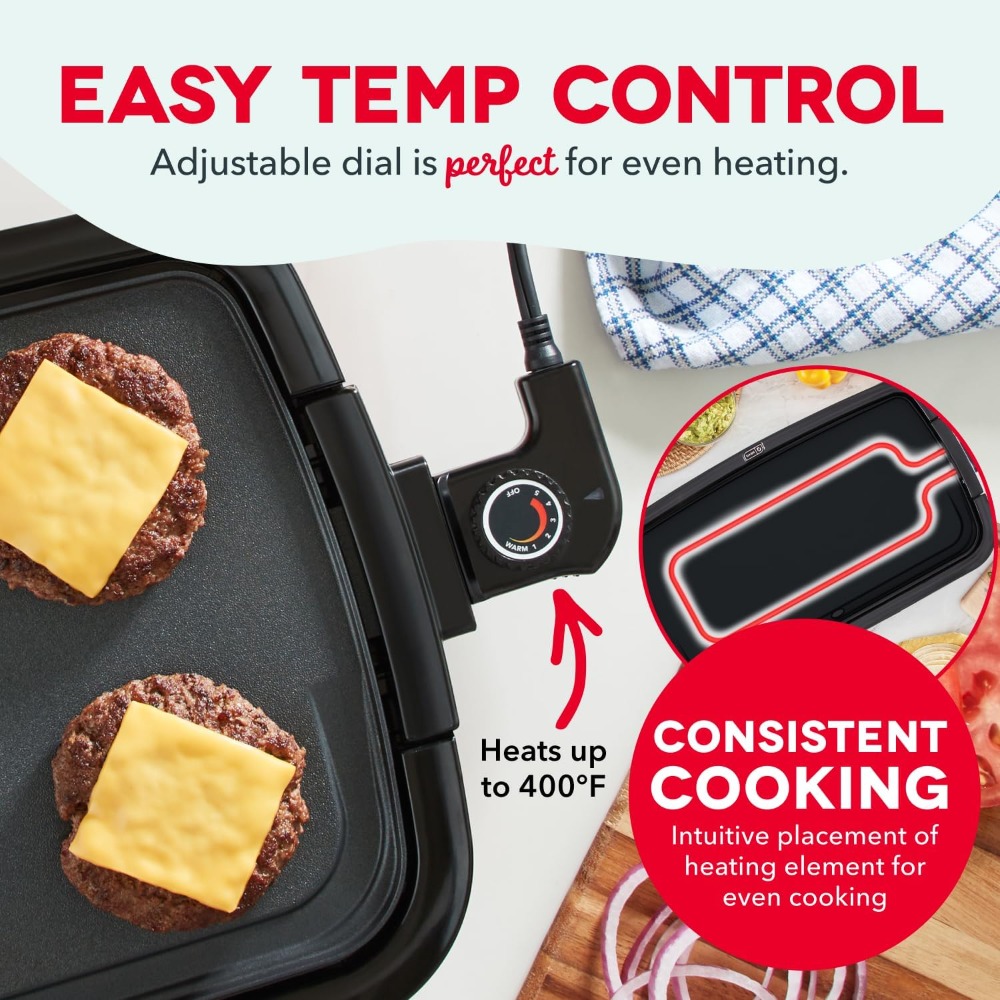 Electric Griddle with Removabl - Electric Griddle Flat Top ulasan dan harga