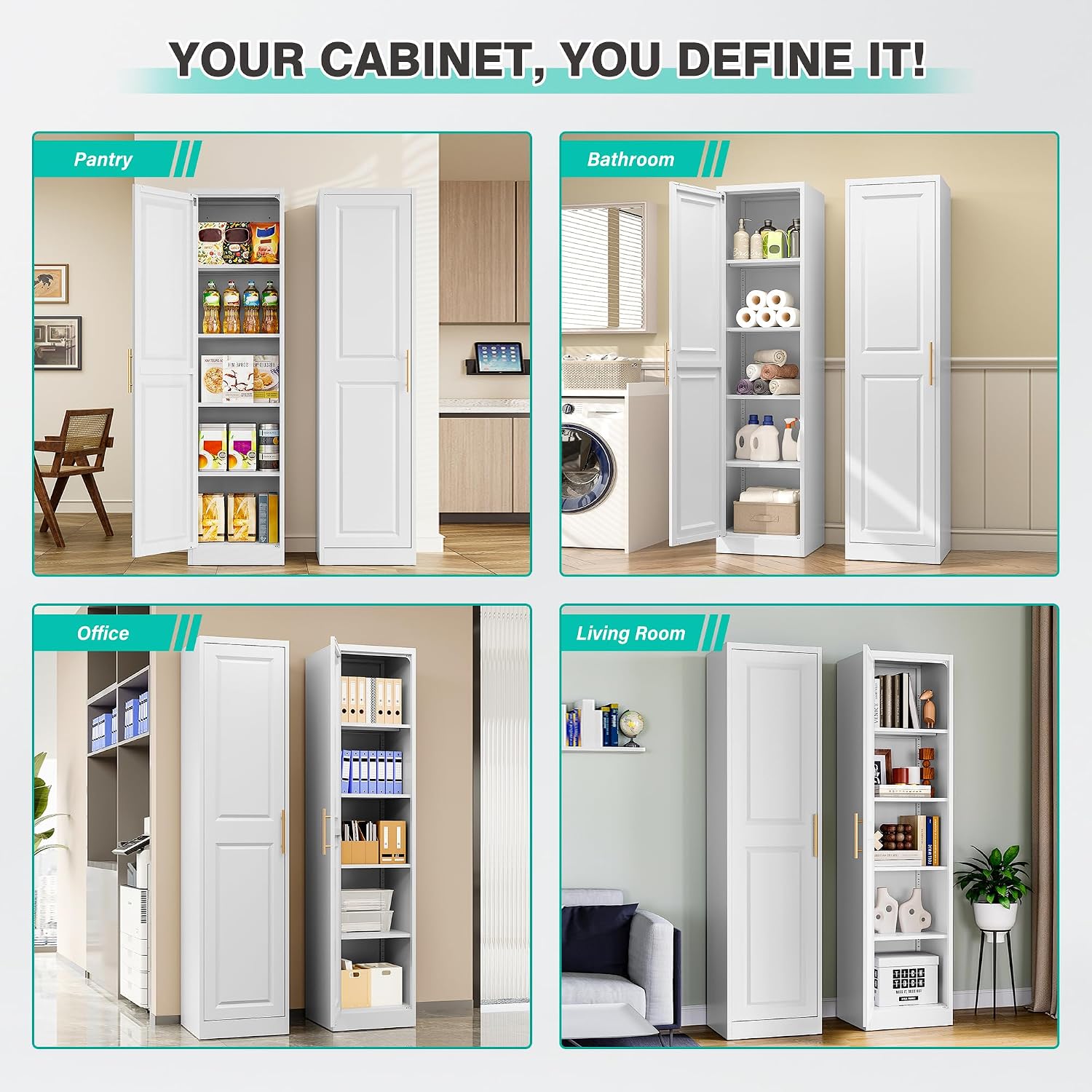 Tall Narrow Storage Cabinet Wi - Commercial Kitchen Organiser ulasan dan harga