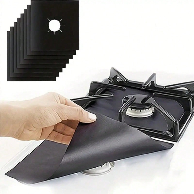 2/4/6/8 Pcs Gas Stove Protecto - Commercial Kitchen Burner ulasan dan harga
