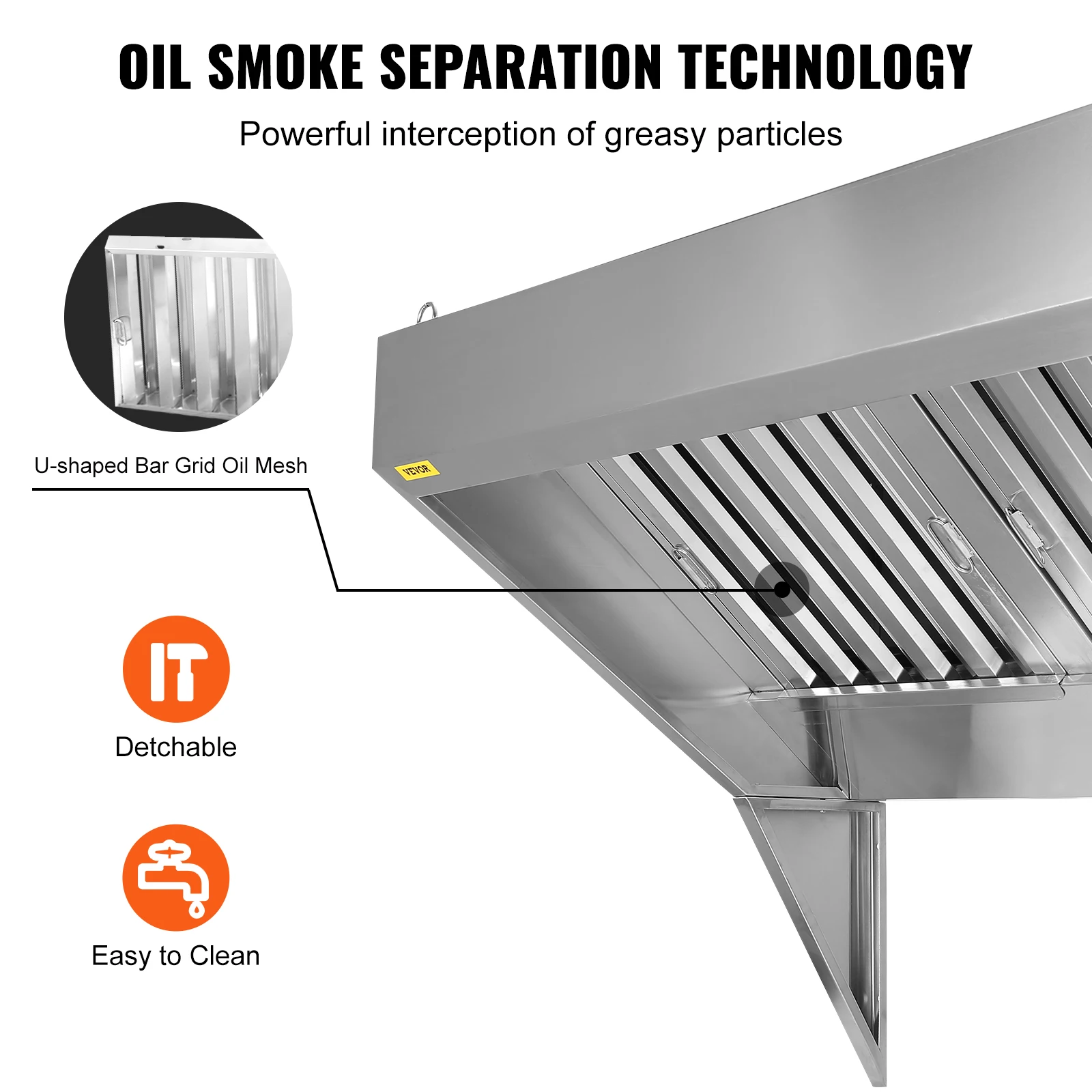 4/5/6/7/8/9FT Commercial Exhau - Commercial Kitchen Vent ulasan dan harga