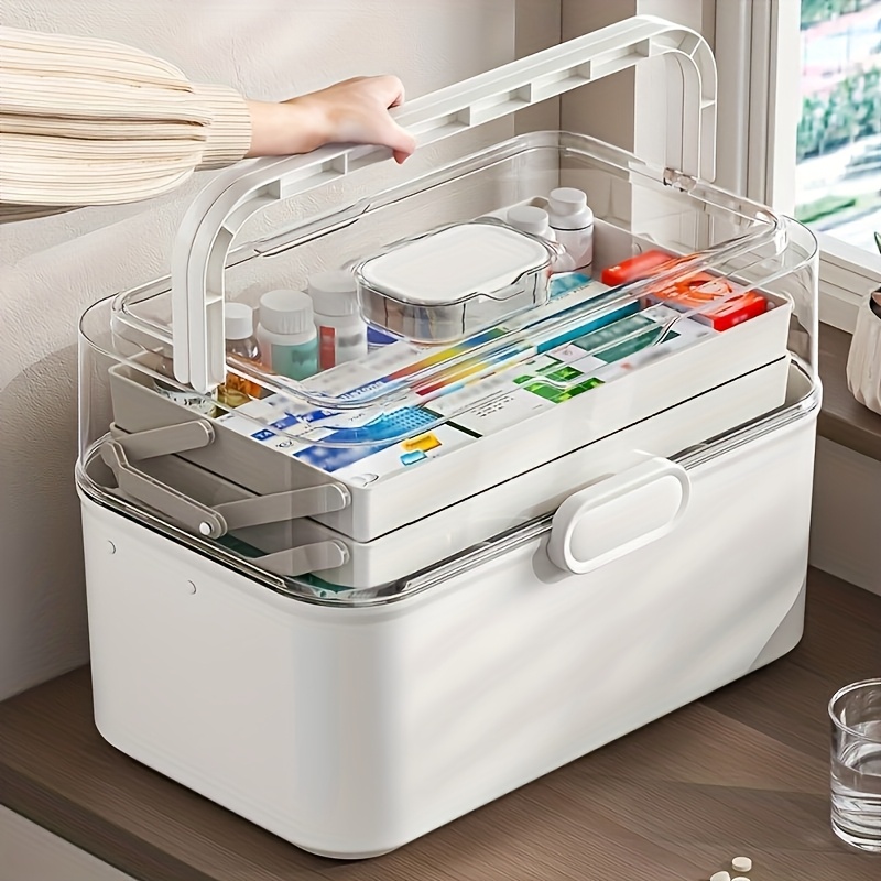 Large Capacity Clear Lid Medic - Commercial Kitchen Organiser ulasan dan harga