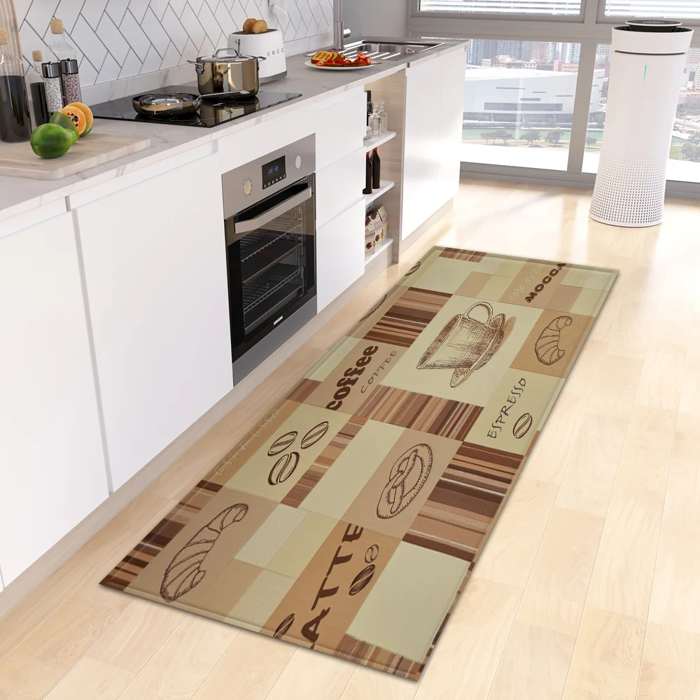Coffee Theme Kitchen Runner Ru - Commercial Kitchen Zones ulasan dan harga