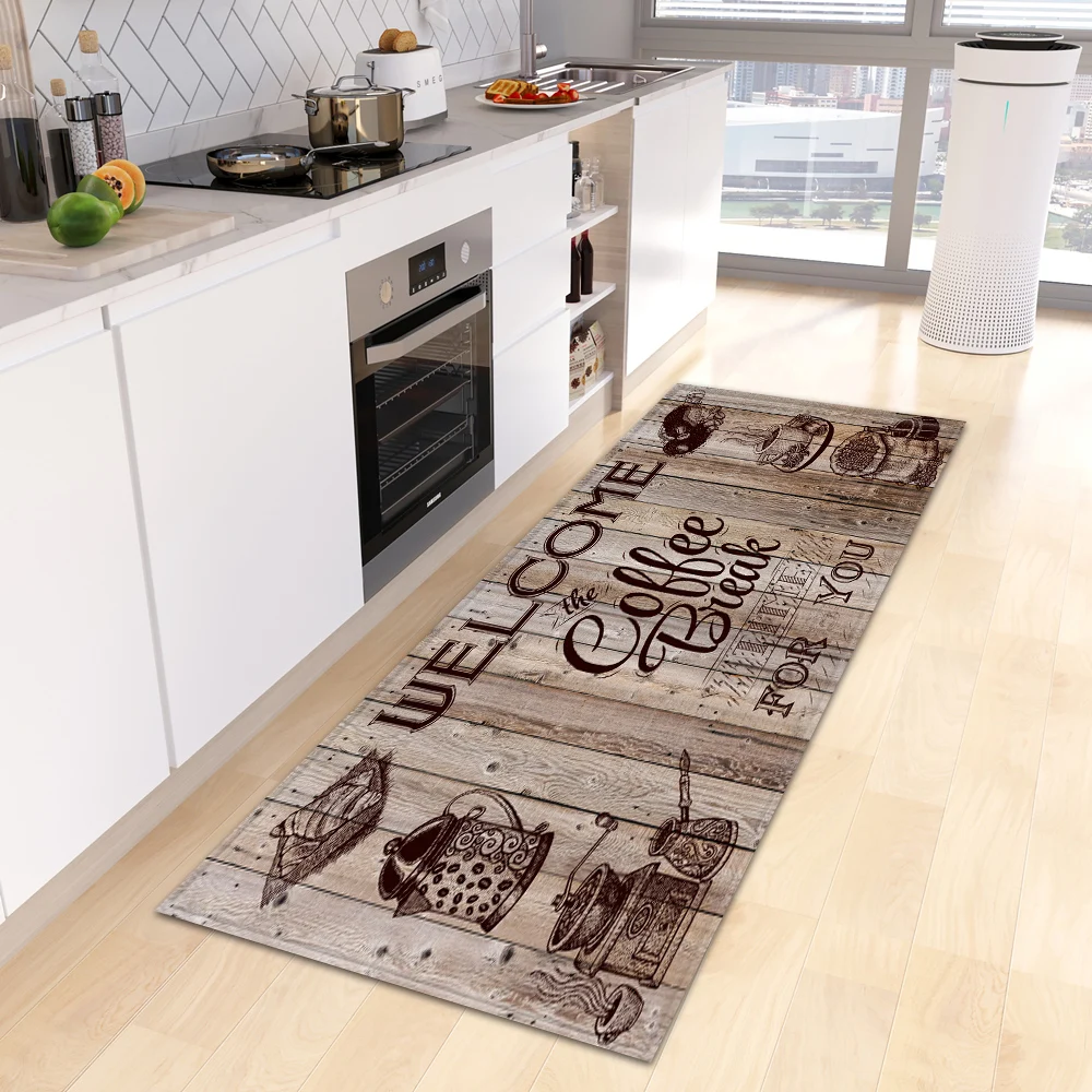 Coffee Theme Kitchen Runner Ru - Commercial Kitchen Zones ulasan dan harga