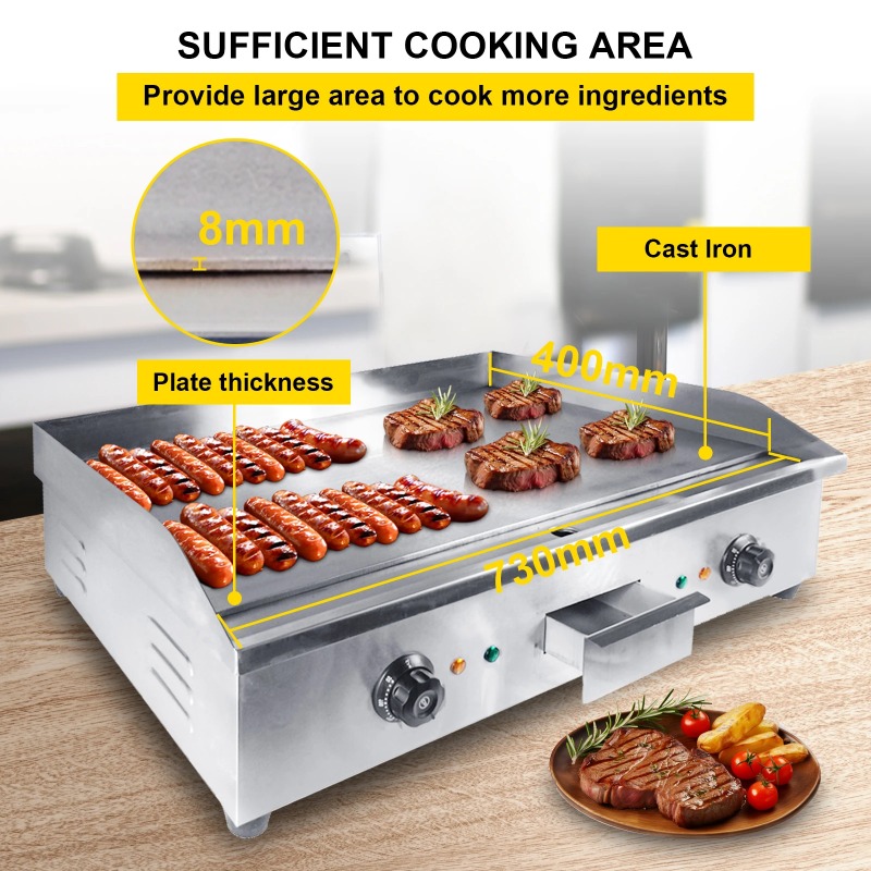 New Product Commercial Electri - Electric Griddle Flat Top ulasan dan harga