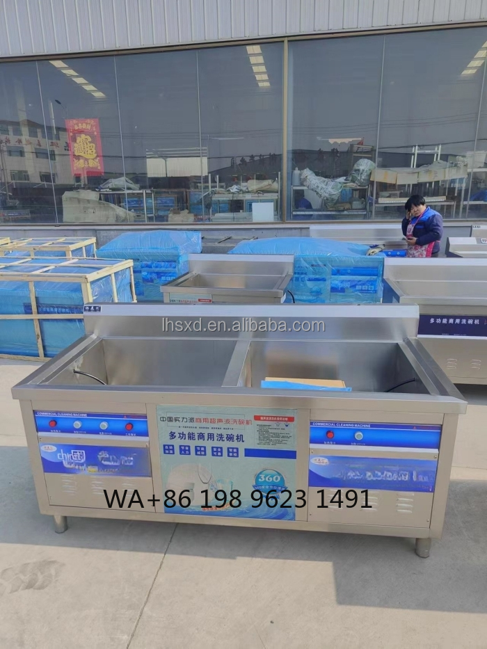 High Capacity Auto Ultrasonic  - Commercial Kitchen Dishwasher ulasan dan harga