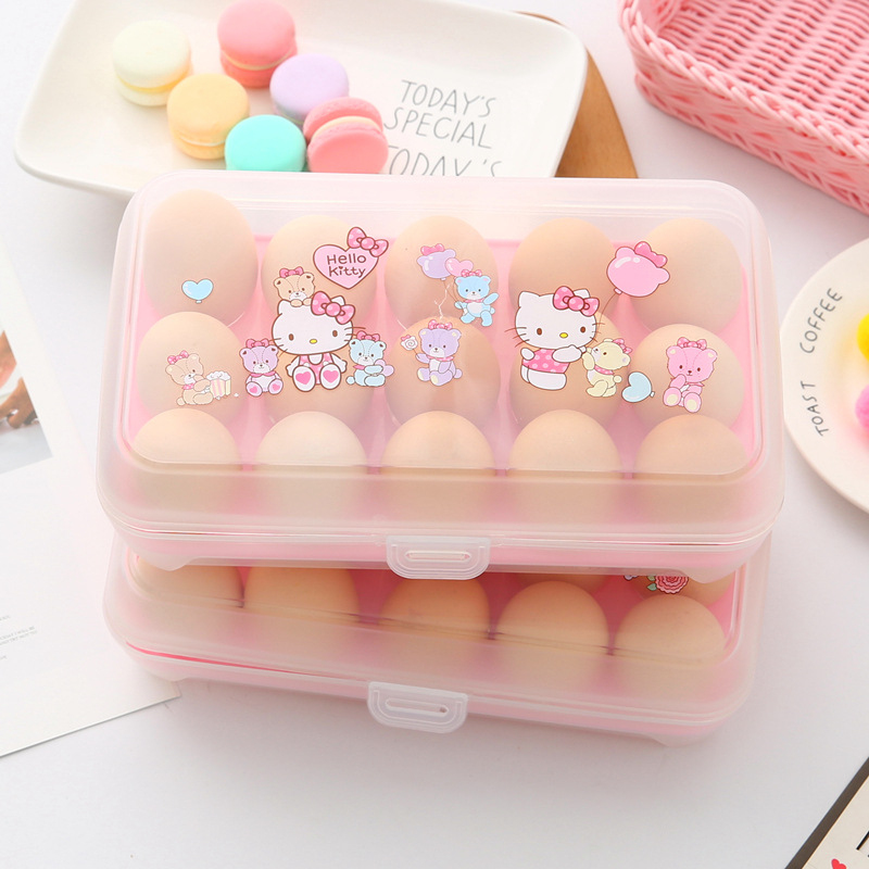 Hello Kitty egg storage box, p - Commercial Kitchen Fridge ulasan dan harga