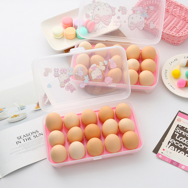 Hello Kitty egg storage box, p - Commercial Kitchen Fridge ulasan dan harga